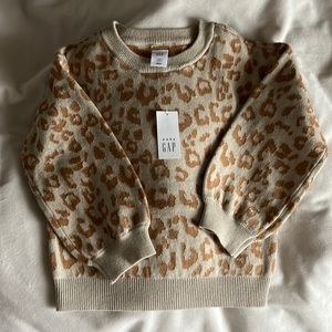Gap Sweatshirt, 4t, brown/tan